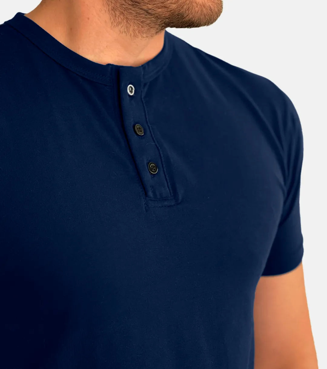 Henley PRO Tee - Navy Blue