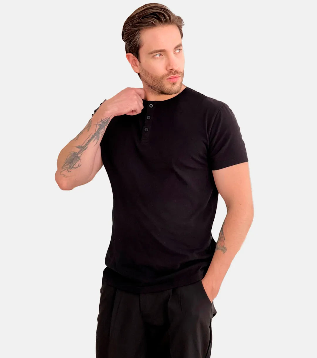 Henley PRO Tee - Black