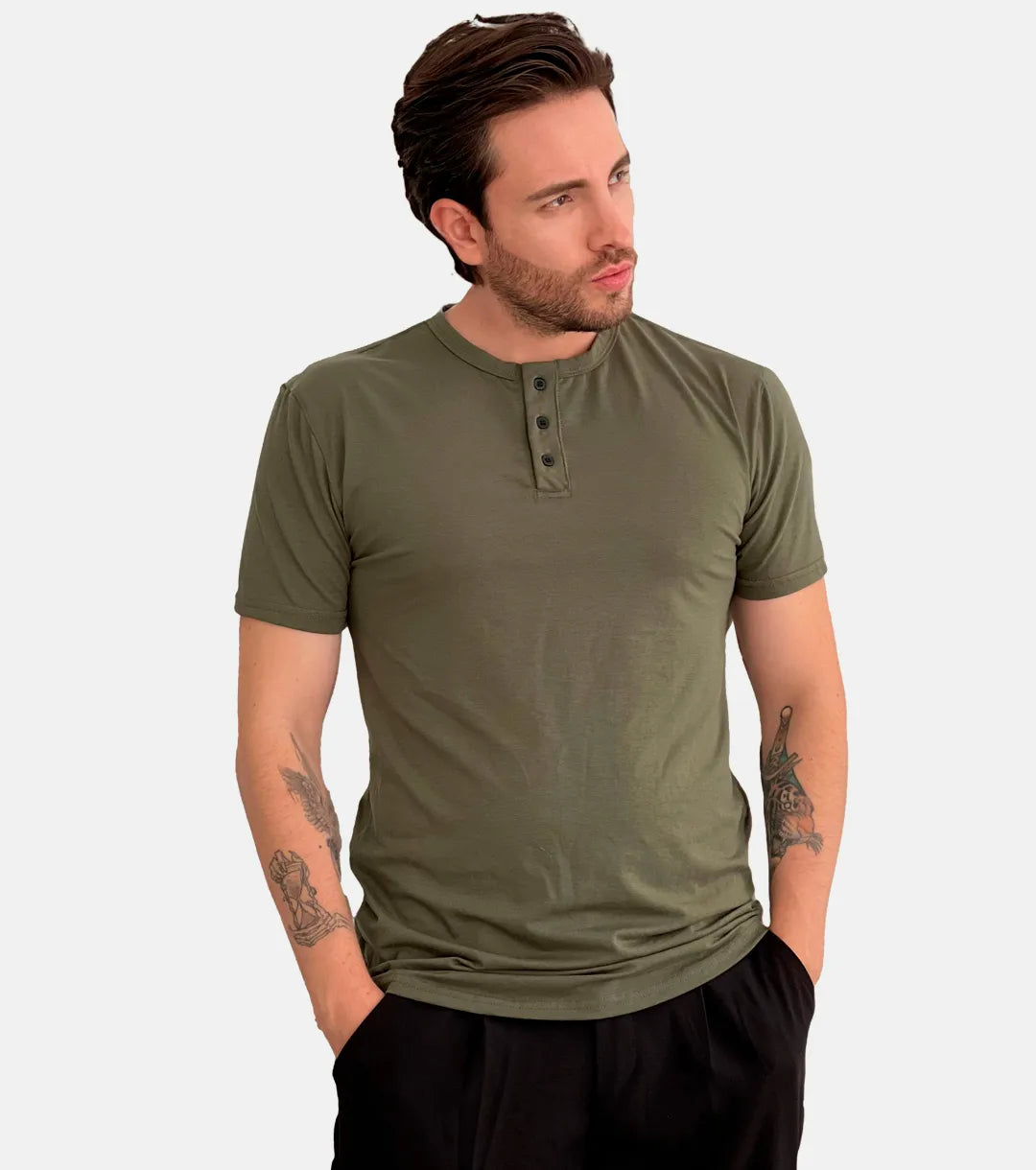 Henley PRO Tee - Green