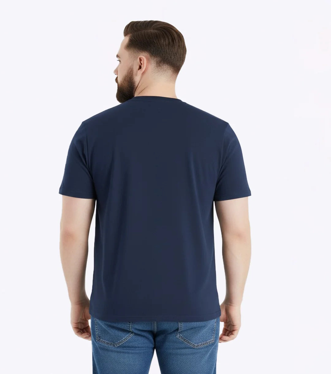 Essential Heavyweight Tee - Navy Blue