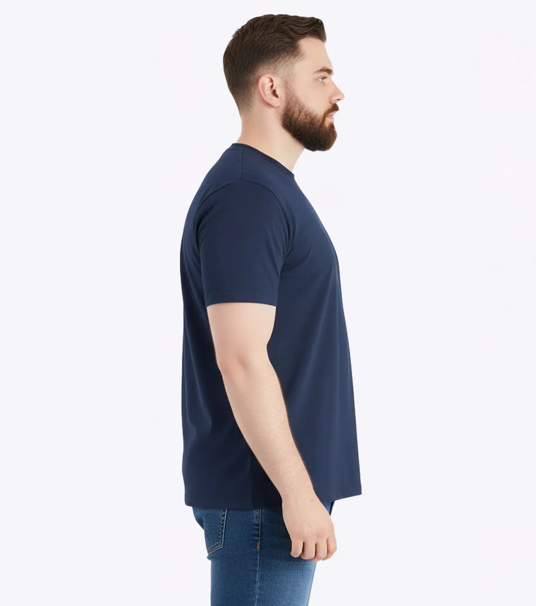 Essential Heavyweight Tee - Navy Blue