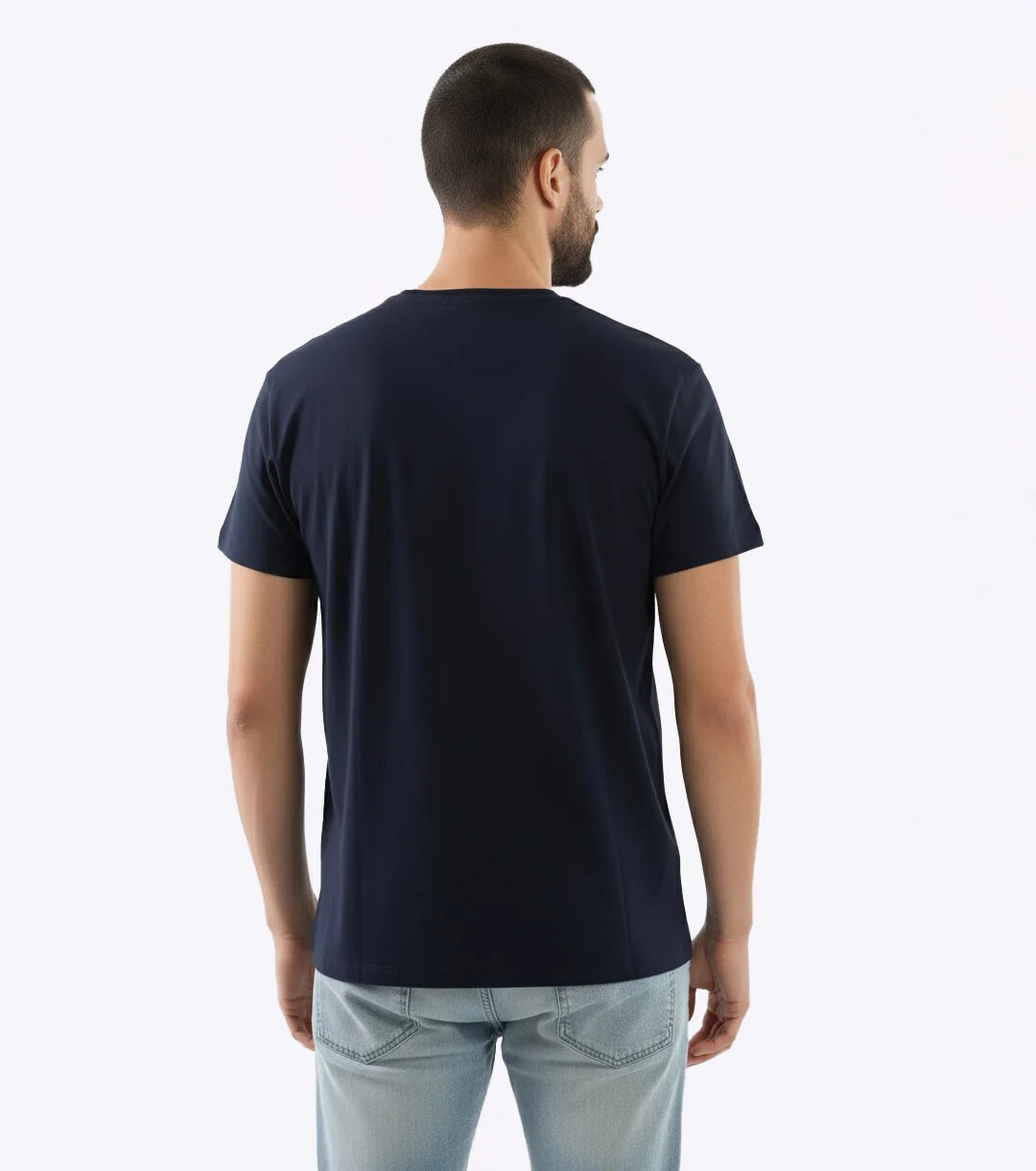 Essential Heavyweight Tee - Navy Blue