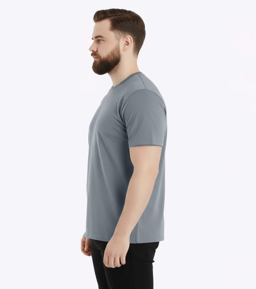 Essential Heavyweight Tee - Light Gray