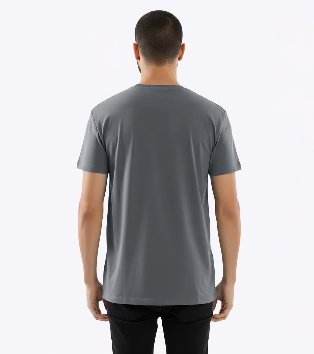 Essential Heavyweight Tee - Light Gray
