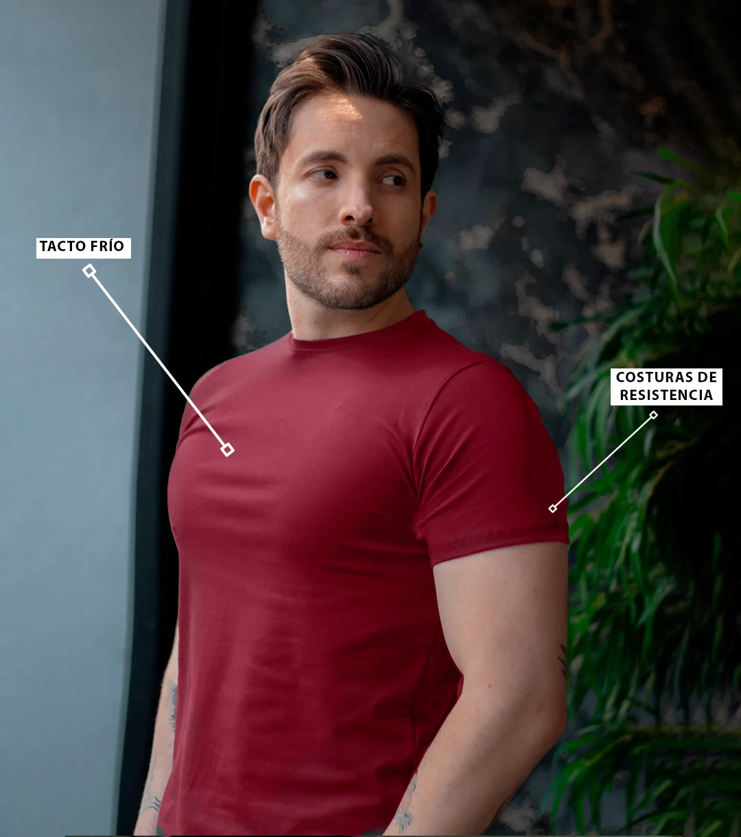 Essential PRO Tee - Red Wine