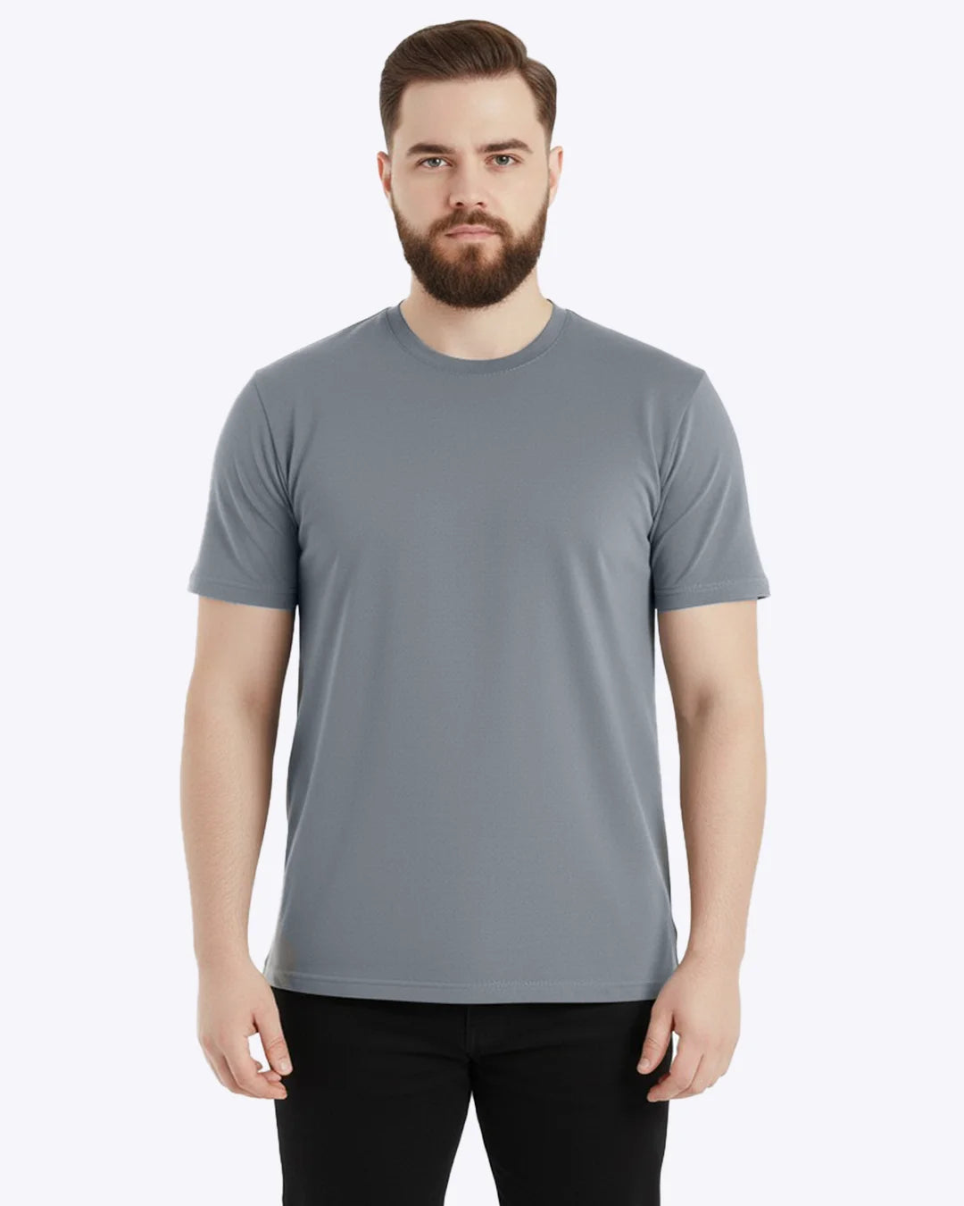 Essential Heavyweight Tee - Light Gray