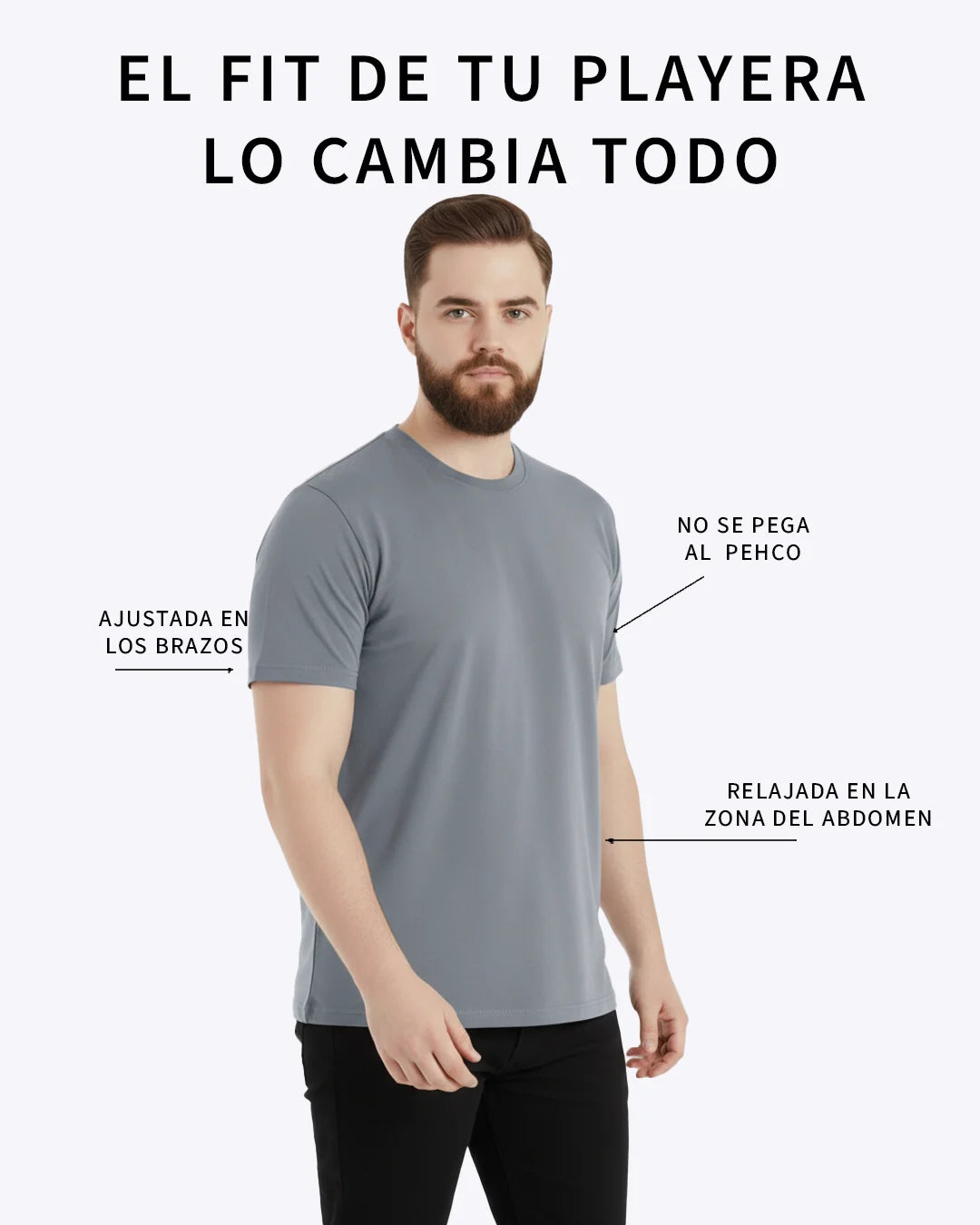 Essential Heavyweight Tee - Light Gray