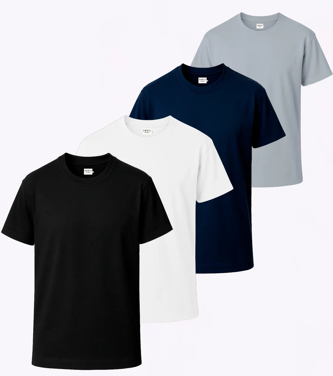 Essential Heavyweight Tee / 4 Pack