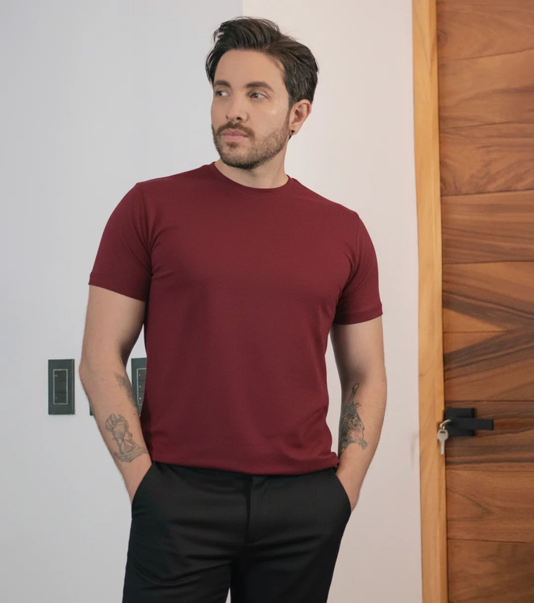 Essential PRO Tee - Red Wine