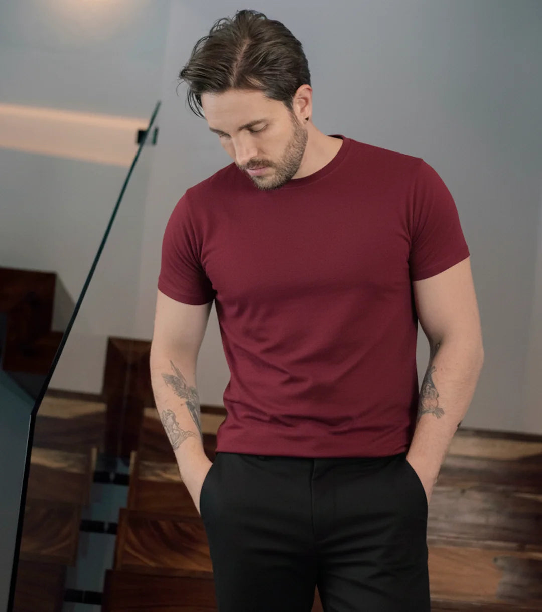 Essential PRO Tee - Red Wine