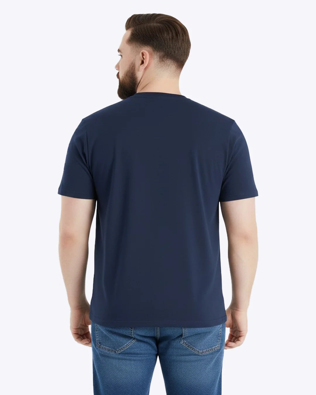 Essential Heavyweight Tee - Navy Blue